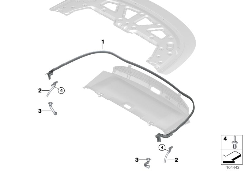 Genuine BMW 54347166890 E88 Water Outlet Hose Right (Inc. 118i, 128i & 120i) | ML Performance US US Car Parts