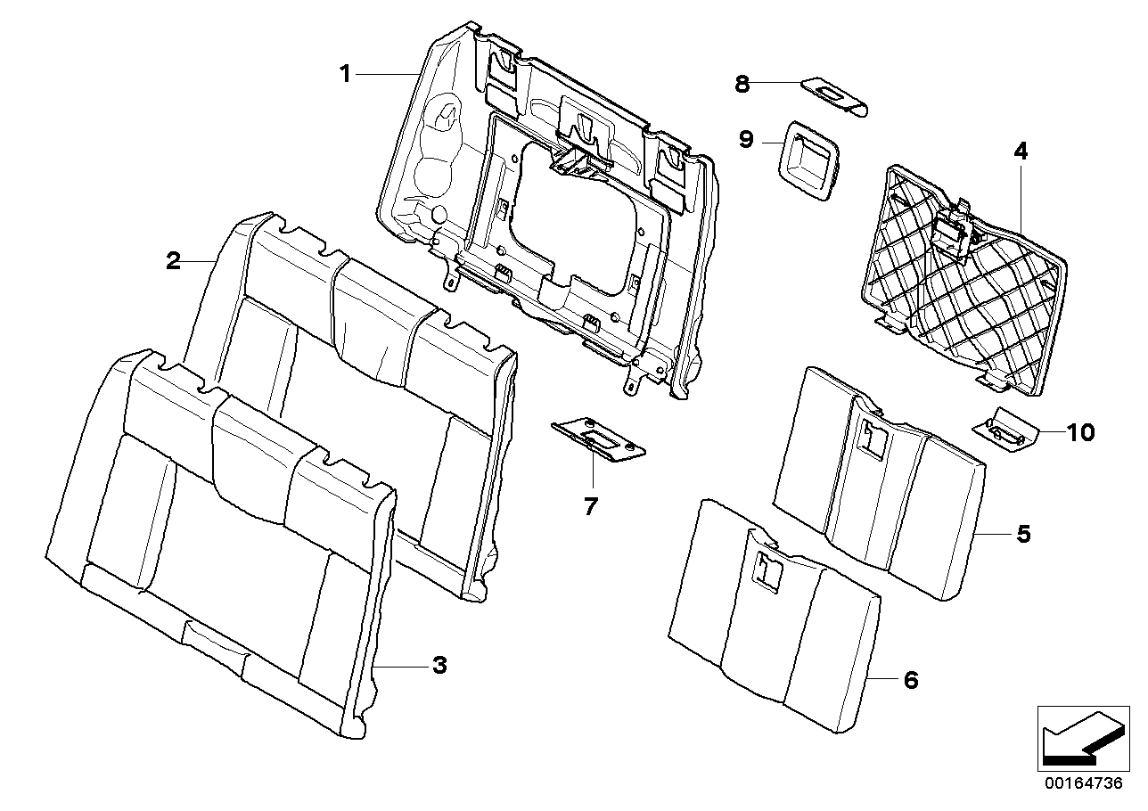 Genuine BMW 52209174498 E88 Covering Right (Inc. 118d, 120d & 120i) | ML Performance US US Car Parts