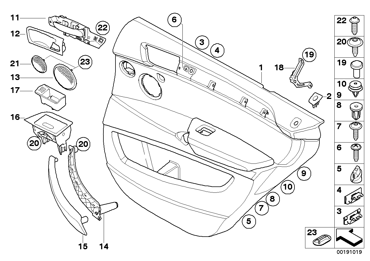 Genuine BMW 51416970165 E71 E72 E70 TriCover, Pull Strap, Left SCHWARZ (Inc. X5 40dX & X6) | ML Performance US US Car Parts