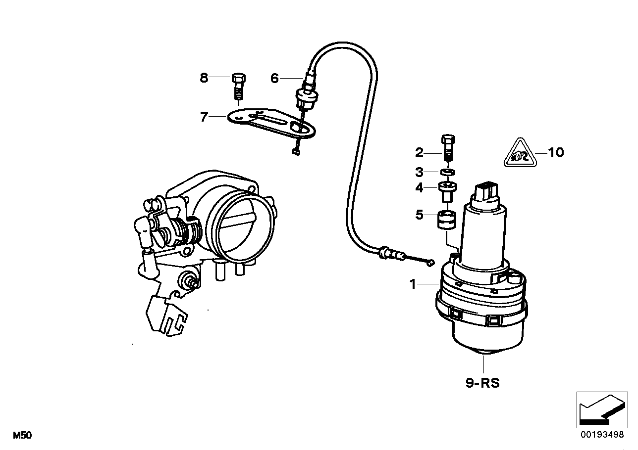 Genuine BMW 35411162548 E31 E32 E36 Throttle Actuator Ads 2 (Inc. 540i, 730i & 740i) | ML Performance US US Car Parts