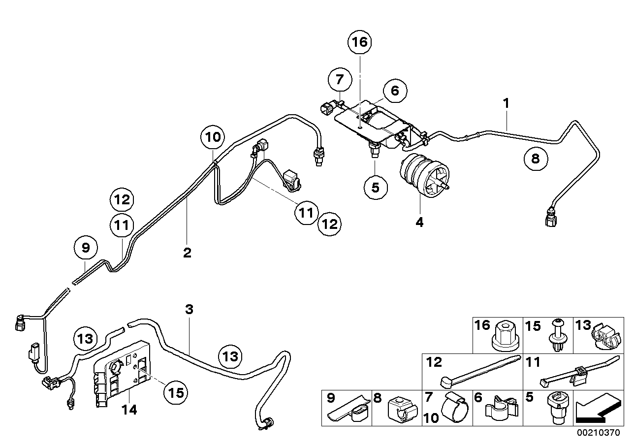 Genuine BMW 16197229911 E71 E70 Hose Clamp (Inc. X5 & X6 30dX) | ML Performance US US Car Parts