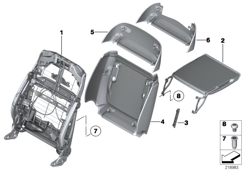 Genuine BMW 52107265335 Rear Partition Folding Tray, Upper NAD5 SAT.BRAUN (Inc. 750Li, 760Li & 730Li) | ML Performance US US Car Parts