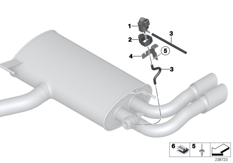 Genuine BMW 18307628078 F25 Vacuum Pipe 6146X7,1mm (Inc. X3 28iX) | ML Performance US US Car Parts