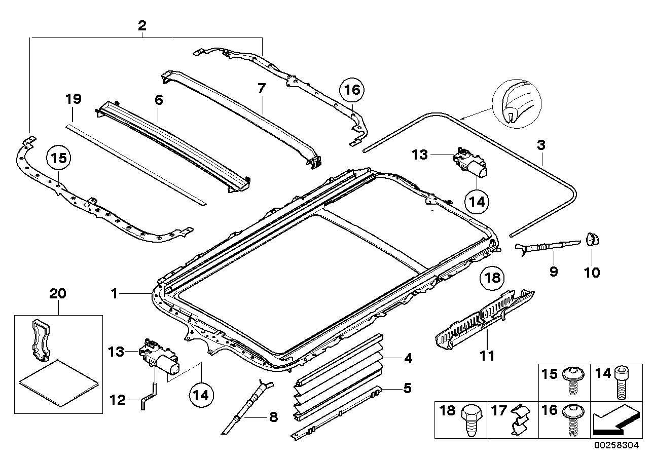 Genuine BMW 54137127569 F15 E61 Rubber Boot Strip (Inc. X5) | ML Performance US US Car Parts