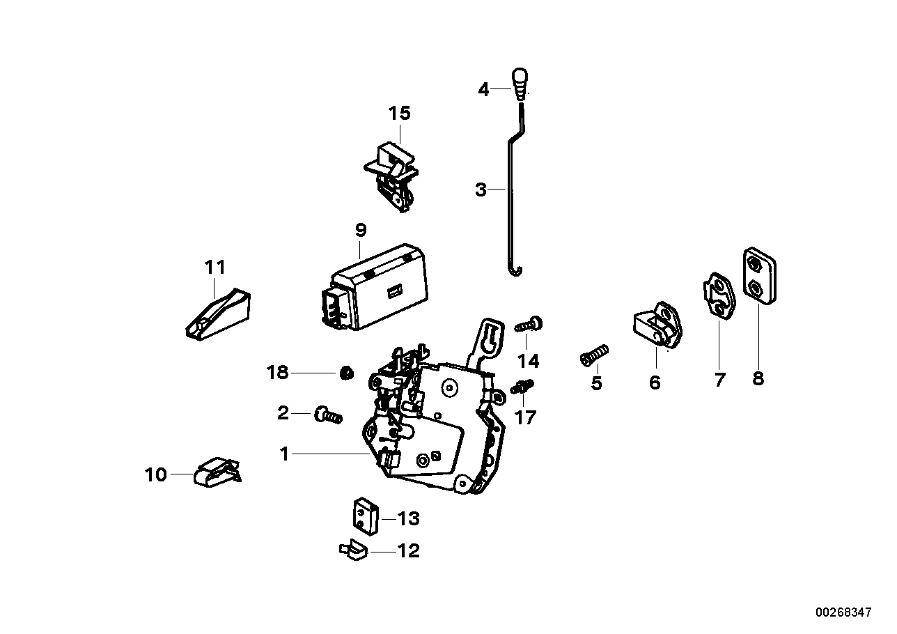 Genuine BMW 51218144940 E36 Countersunk Head Screw (Inc. 318i, 328i & 318tds) | ML Performance US US Car Parts