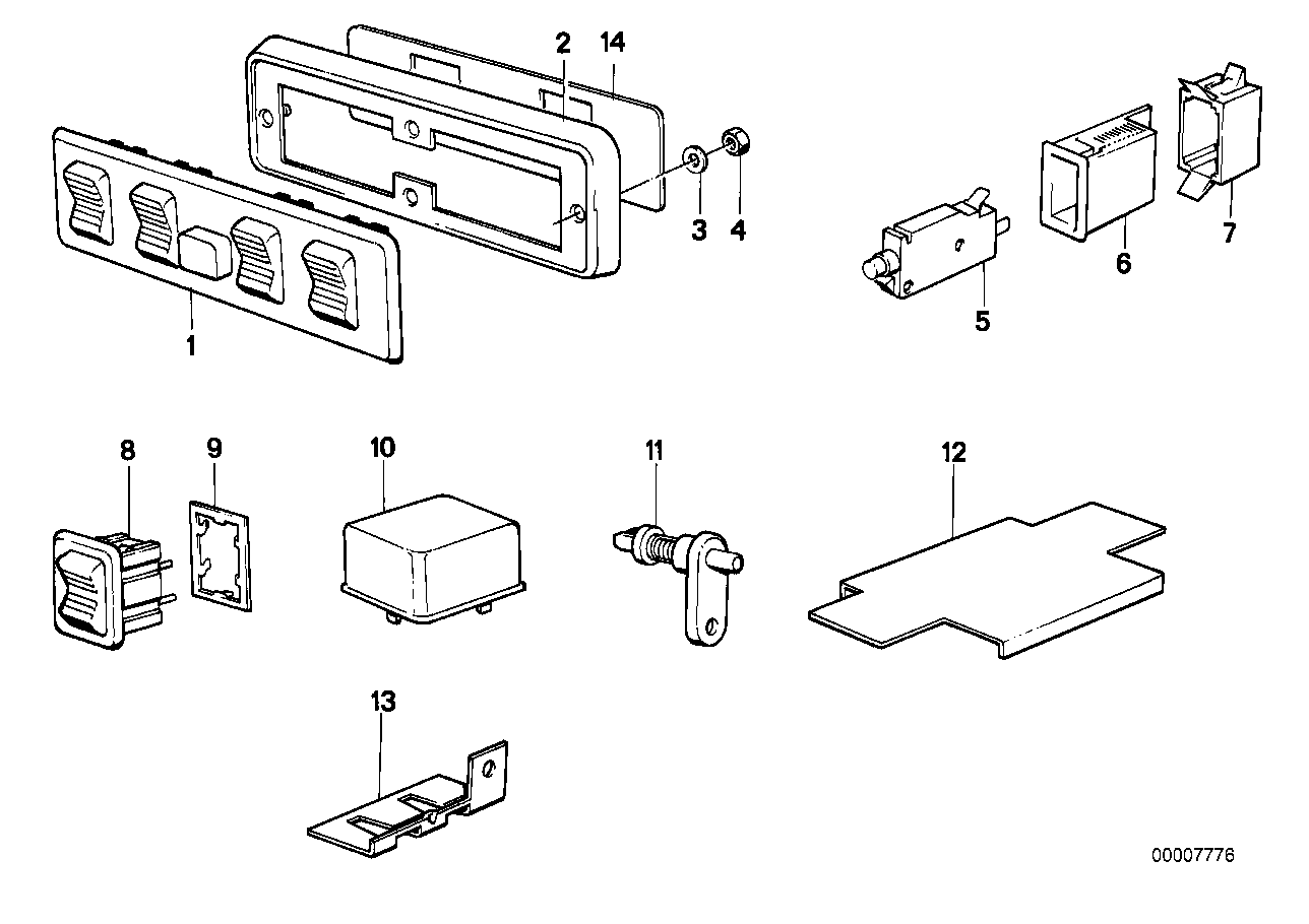 Genuine BMW 51411852265 E12 Cover (Inc. 525, 528i & 530i) | ML Performance US US Car Parts