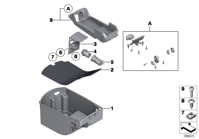 Genuine BMW 51169179816 Insert Velour (Inc. 730Ld, 730dX & Alpina B7X) | ML Performance US US Car Parts