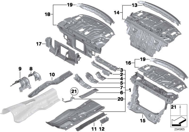 Genuine BMW 41117259576 Right Front Seat Console (Inc. 550i, 550iX & 530d) | ML Performance US US Car Parts