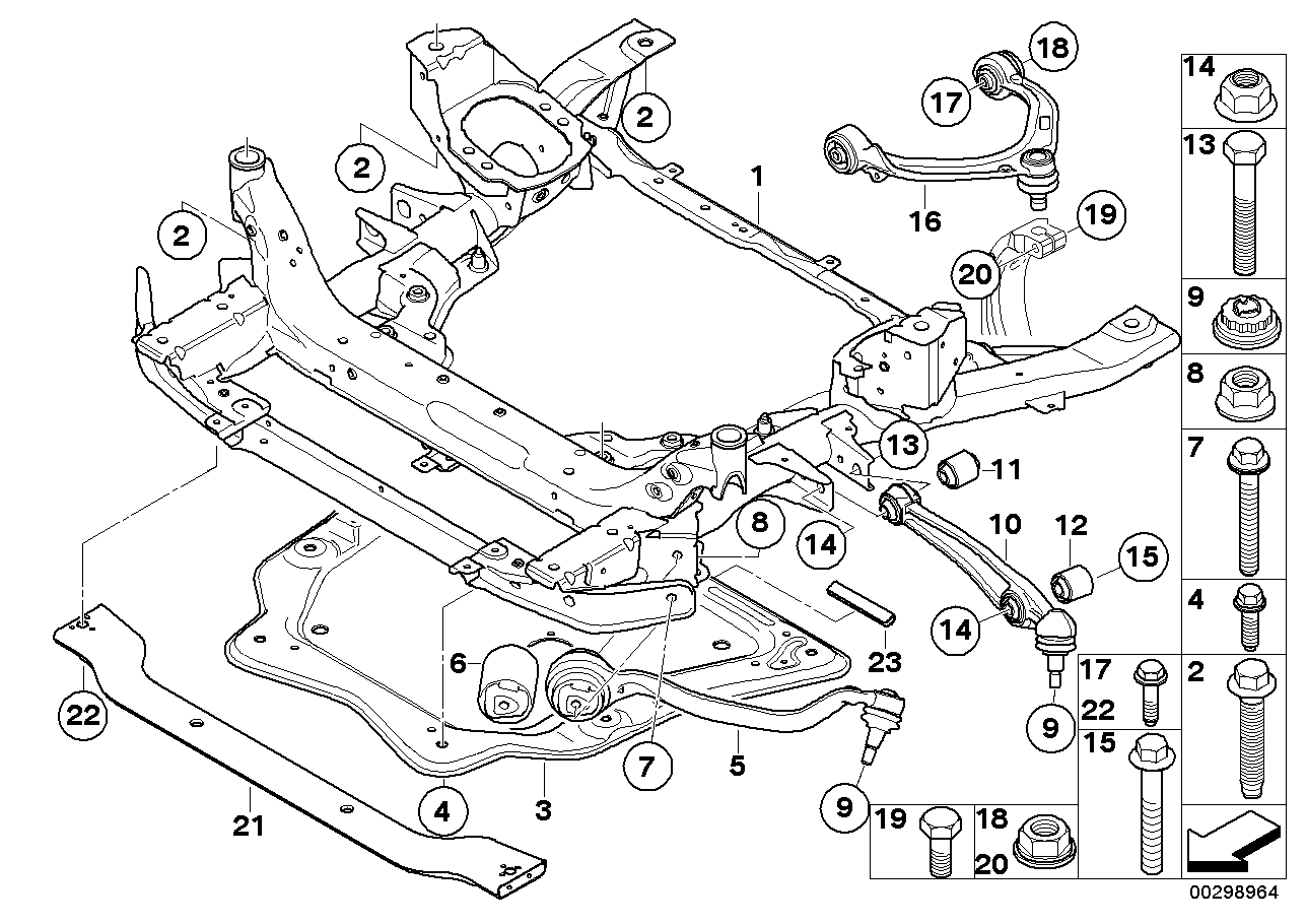 Genuine BMW 31106788727 E71 E72 E70 Reinforcement Plate (Inc. X6 & Hybrid X6) | ML Performance US US Car Parts