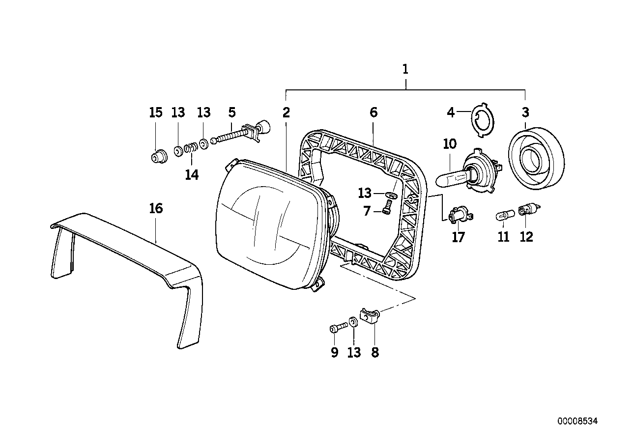 Genuine BMW 46632307345 Cover (Inc. R 100 GS) | ML Performance US US Car Parts