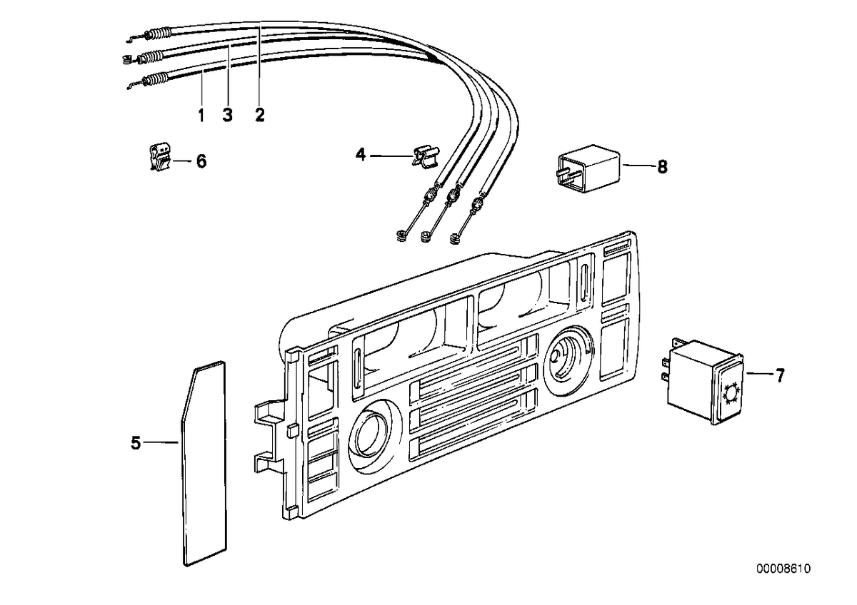 Genuine BMW 64111359611 E24 Cover (Inc. M635CSi, 630CS & M6) | ML Performance US Car Parts