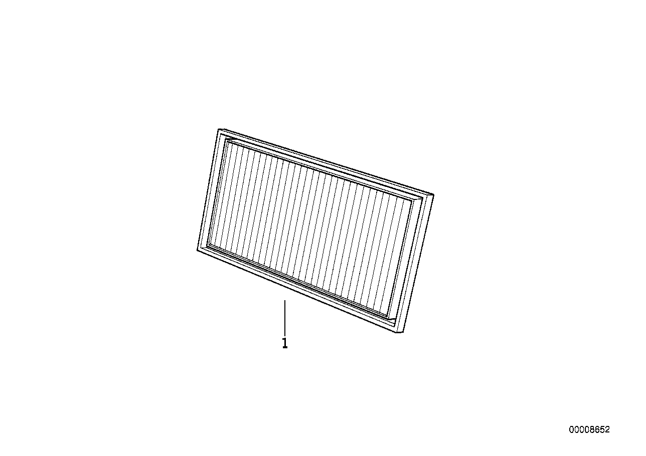 Genuine BMW 64118350011 E34 E32 Microfilter (Inc. 525tds, 730iL & 735iL) | ML Performance US US Car Parts