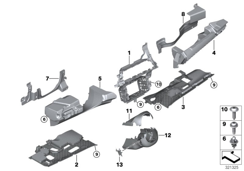 Genuine BMW 51457161786 E71 E72 E70 Trim Panel Door Entrance Right (Inc. X6 M50dX & X5) | ML Performance US US Car Parts