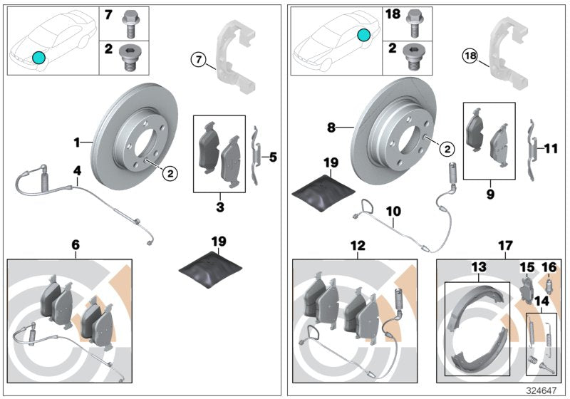 Genuine BMW 34416851439 E53 F20 Expanding Lock (Inc. X1 & 330iX) | ML Performance US US Car Parts
