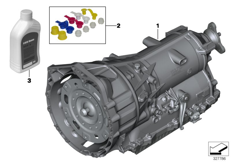 Genuine BMW 24007642274 Exch. Automatic Transmission Eh GA8HP45Z (Inc. 535i) | ML Performance US US Car Parts