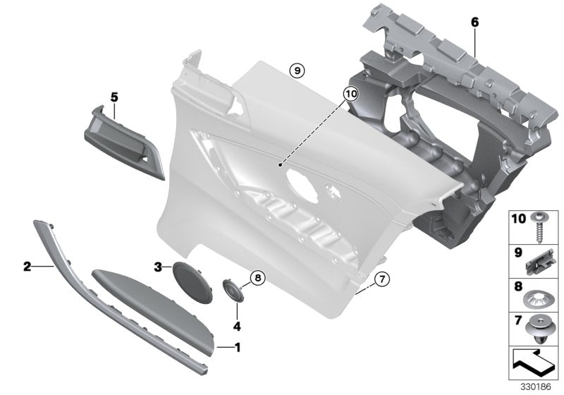 Genuine BMW 51437345465 Armrest In Leather, Rear Left KORALLROT (Inc. 425d, 420dX & 418i) | ML Performance US US Car Parts