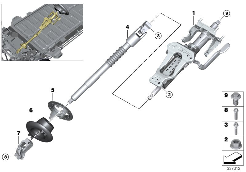 Genuine BMW 32306852176 Bracket, Sleeve (Inc. i3 120Ah Rex, i3s 120Ah & i3 60Ah) | ML Performance US US Car Parts