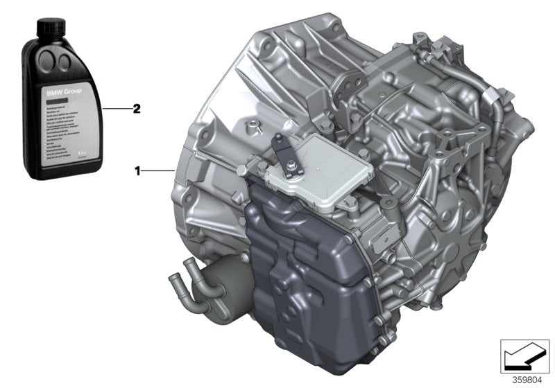 Genuine BMW 24008687006 Exch. Automatic Transmission Eh GA6F21AW (Inc. JCW) | ML Performance US US Car Parts