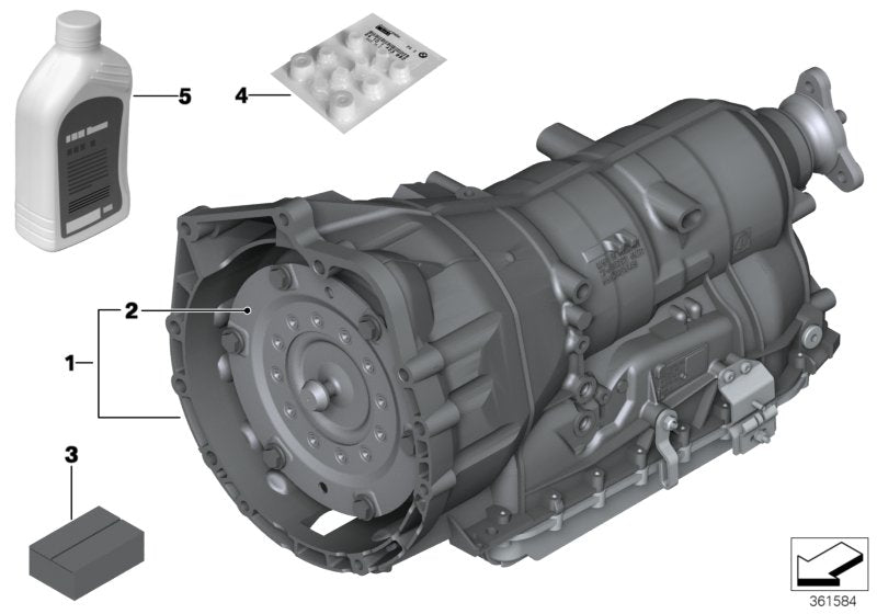 Genuine BMW 24007610246 Exch. Automatic Transmission Eh GA6HP19Z (Inc. 740i & 740Li) | ML Performance US US Car Parts