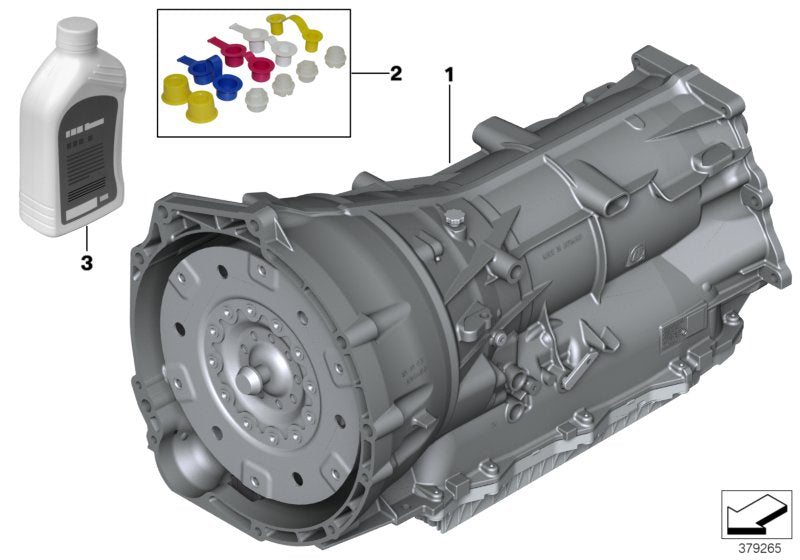 Genuine BMW 24009896532 G07 G05 G06 Automatic Transmission Eh GA8HP51X - XC5 (Inc. X5 40iX, X6 40iX & X7 40iX) | ML Performance US US Car Parts