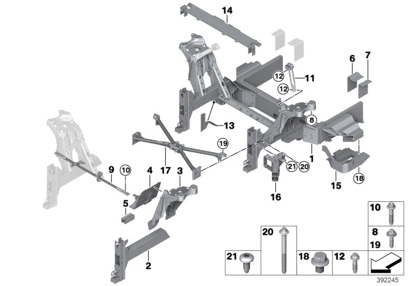 Genuine BMW 39206865177 Front Left Wheelhouse (Inc. i3 94Ah, i3 60Ah & i3 94Ah Rex) | ML Performance US US Car Parts