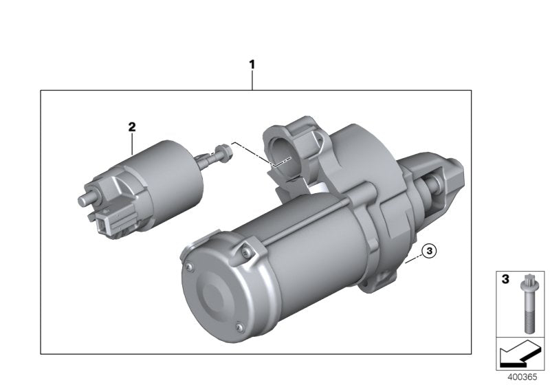 Genuine BMW 12417612815 Starter (Inc. X6 50iX, 650iX 4.0 & X5 50iX 4.0) | ML Performance US US Car Parts