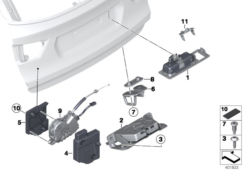 Genuine BMW 51247266440 F25 F26 Bracket Lower Section (Inc. X3) | ML Performance US US Car Parts