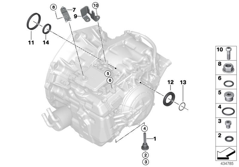 Genuine BMW 24278650203 F46 O-Ring 33X2,6 (Inc. X1 & Cooper S) | ML Performance US US Car Parts