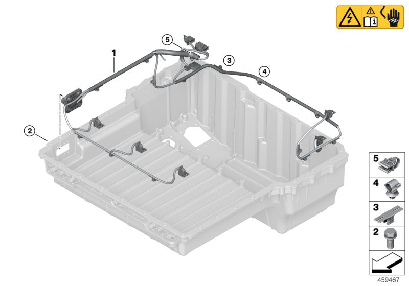 Genuine BMW 61278649866 Csc/Communications Wiring Harness (Inc. 330e) | ML Performance US US Car Parts