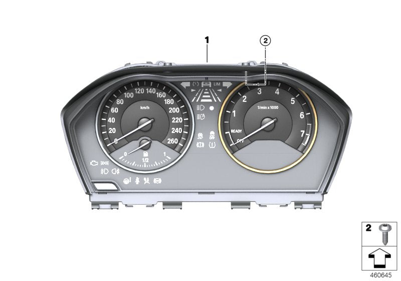 Genuine BMW 62108093982 F83 Instrument Cluster MPH (Inc. M4 CS, M4 GTS & M4) | ML Performance US US Car Parts