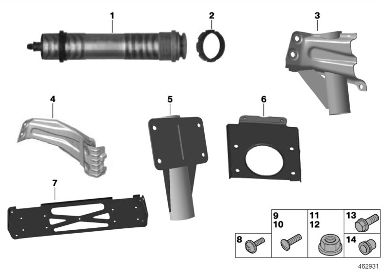 Genuine BMW 71128416791 Lifting Jack 50 mm (Inc. M235i Racing) | ML Performance US US Car Parts
