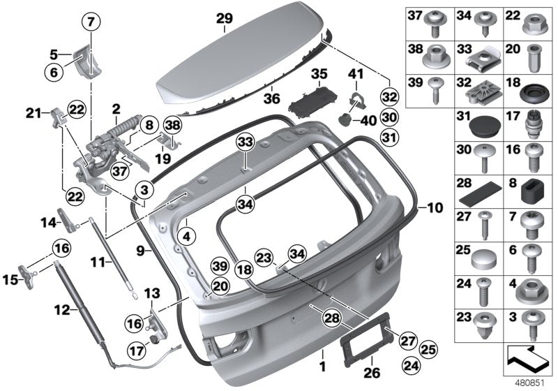 Genuine BMW 51317263164 Covering Diversity (Inc. 340iX, 330dX & 330iX) | ML Performance US US Car Parts