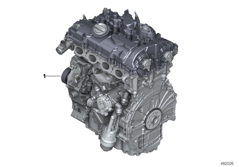 Genuine BMW 11002463330 G30 G20 G02 Exch. Short Engine B46B20B (Inc. 530iX, 330iX & X4 20iX) | ML Performance US US Car Parts