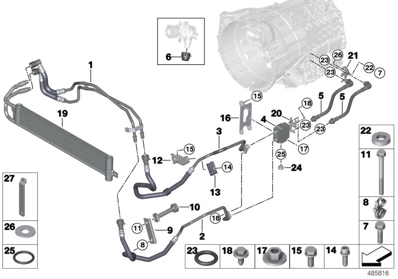 Genuine BMW 83318417329 Tools GEARBOX THERMO. (Inc. M235i Racing & M4 GT4) | ML Performance US US Car Parts