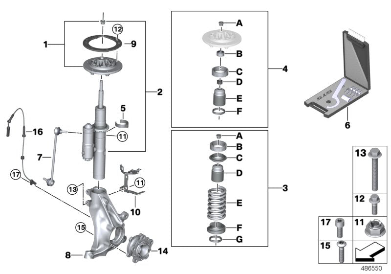 Genuine BMW 31308009872 Right Guide Support GTS (Inc. M4 GTS) | ML Performance US US Car Parts