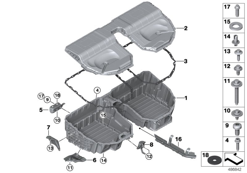 Genuine BMW 61258624563 G30 Right Bracket (Inc. 530e & 530eX) | ML Performance US US Car Parts