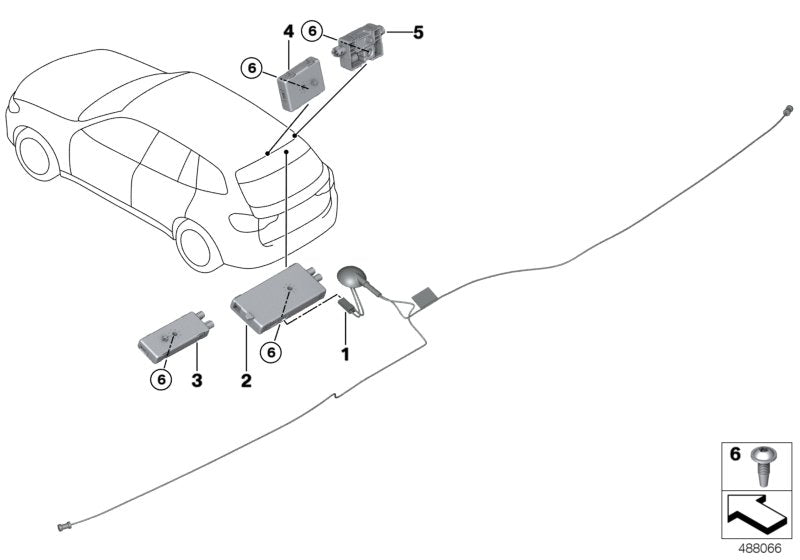 Genuine BMW 65206840268 Antenna Amplifier Fm2 (Inc. X4) | ML Performance US US Car Parts