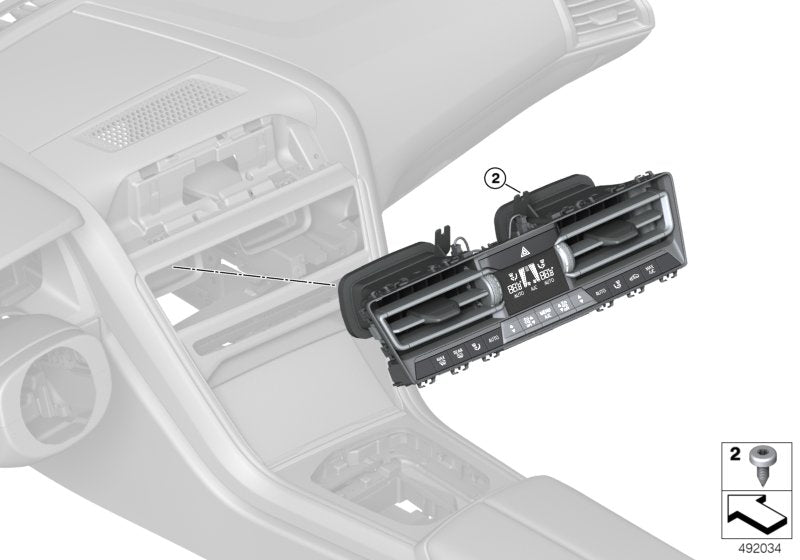 Genuine BMW 64119458559 F93 F91 G14 Automatic Air Conditioning Control (Inc. 840dX, 840i & M850iX) | ML Performance US US Car Parts
