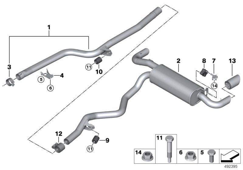 Genuine BMW 18308667479 G20 G21 Tailpipe Tip, Chrome (Inc. & 318d) | ML Performance US US Car Parts