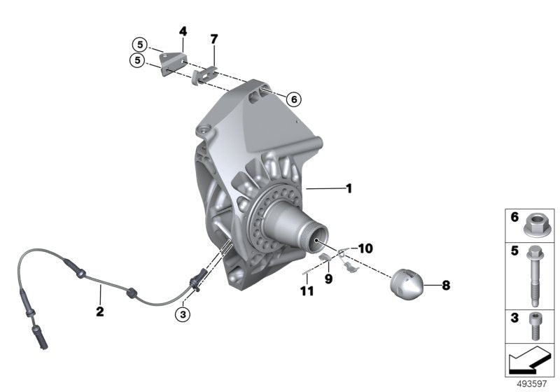 Genuine BMW 31208428427 Adjusting Plate 1,25 mm (Inc. M6 GT3) | ML Performance US US Car Parts