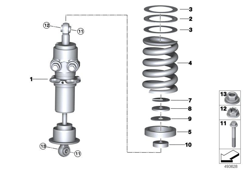 Genuine BMW 31308428415 Stopper 50X14,5X2 (Inc. M6 GT3) | ML Performance US US Car Parts