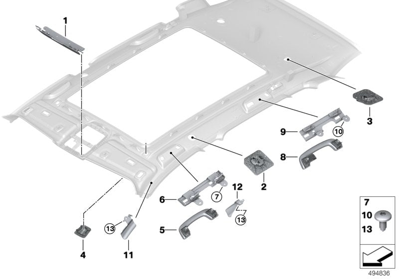 Genuine BMW 51447451370 G05 Bracket, Front Right (Inc. X5) | ML Performance US US Car Parts