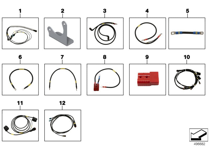 Genuine BMW 61128417589 Wiring Harness For Decklid (Inc. M6 GT3) | ML Performance US US Car Parts