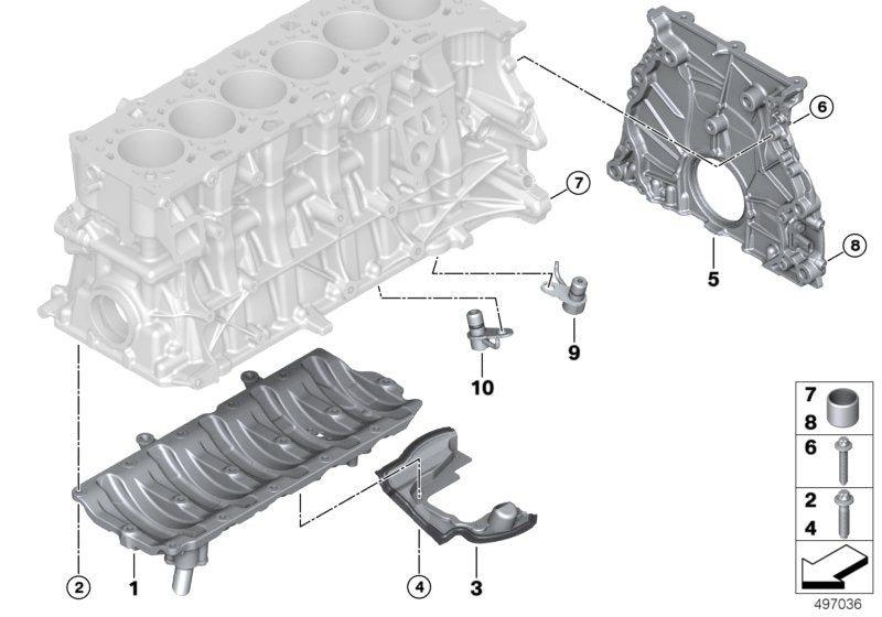 Genuine BMW 11138053427 Oil Deflector (Inc. X3 M & X4 M) | ML Performance US US Car Parts