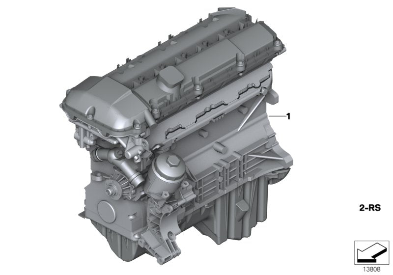 Genuine BMW 11000140993 E46 E85 Exch. Short Engine 256S5 (Inc. Z4 2.5i, 325ti & 325i) | ML Performance US US Car Parts