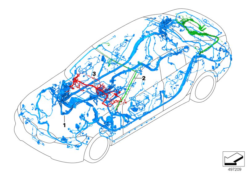 Genuine BMW 61112468567 G20 Audio Wiring Harness, Duplicate (Inc. 320d, 320iX & M340iX) | ML Performance US US Car Parts