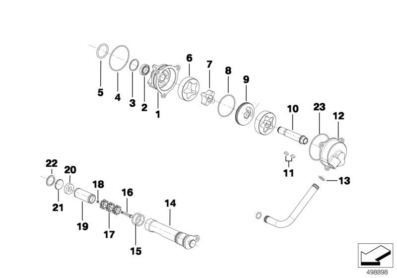 Genuine BMW 23008419608 O-Ring OIL PUMP GBX (Inc. M6 GT3) | ML Performance US US Car Parts