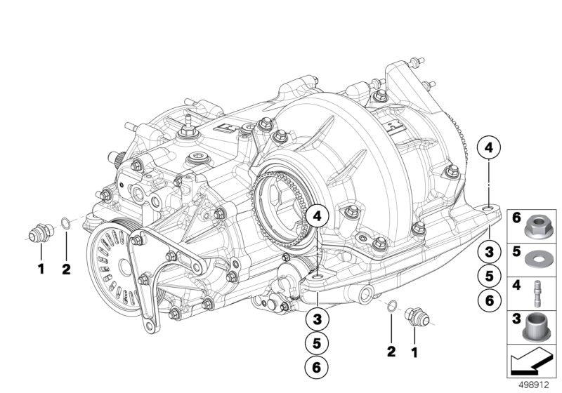 Genuine BMW 23008423715 Stud M10X1,5/1,25 (Inc. M6 GT3) | ML Performance US US Car Parts