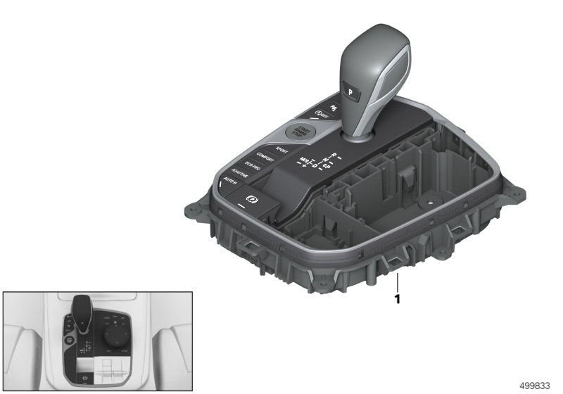 Genuine BMW 61319891304 G05 G07 Control Panel Center Console (Inc. X7 50iX & X5) | ML Performance US US Car Parts