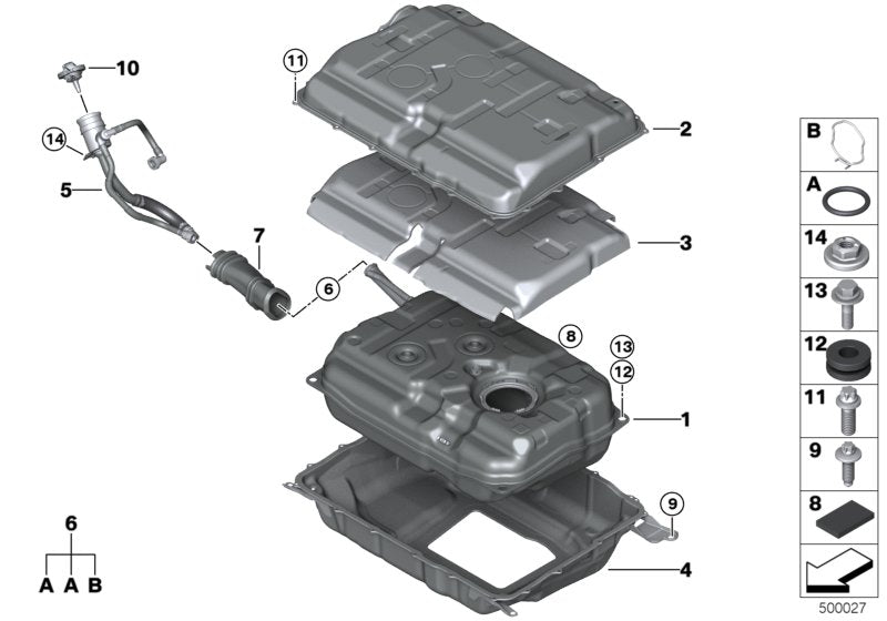 Genuine BMW 16119425916 G05 Grommet (Inc. X5 45eX) | ML Performance US US Car Parts